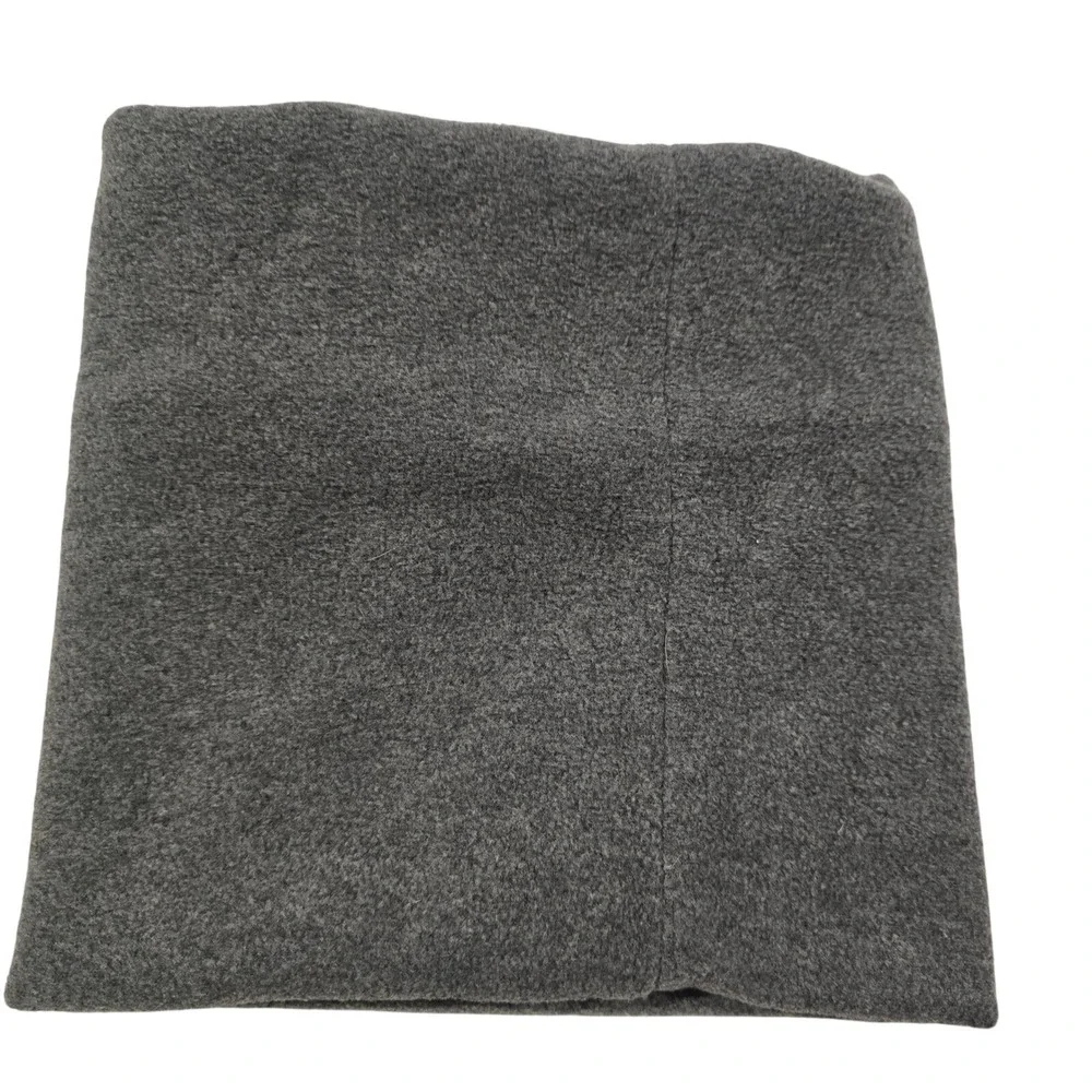 Turtle Fur Charcoal Gray Fleece Neck Warmer Gaiter Recycled‎ Polyester PLHK